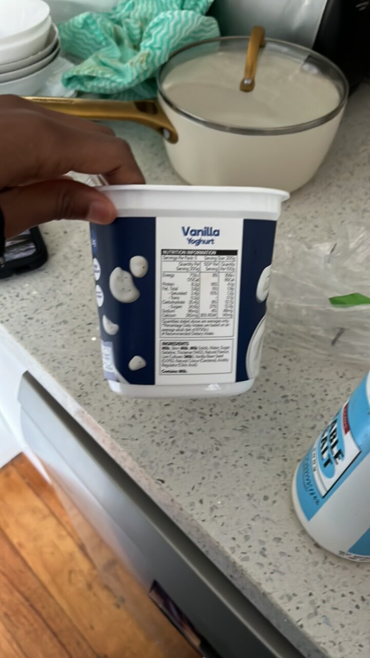 Vanilla Yogurt