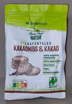 Bio-Hafertaler - Kakaonibs & Kakao