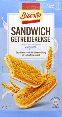 Sandwich-Getreidekekse - Joghurt