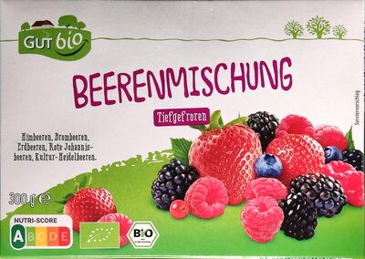 Bio-Beerenmischung, tiefgefroren