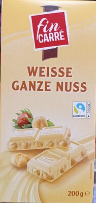 Weiße Nussschokolade