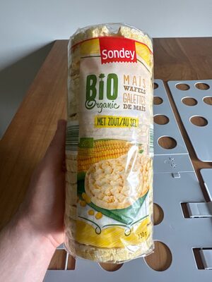 Bio koruzni vaflji, slani. Brez glutena
