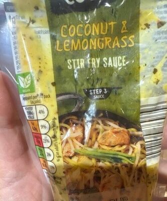 Coconut and lemongrass stir fry sauce