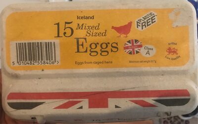 15 Mixed Sized Eggs