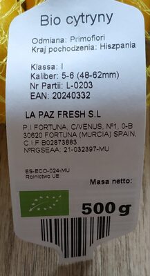 Bio Zitronen