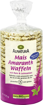 Mais-Amaranth Waffeln