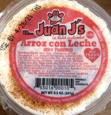Arroz Con Leche Rice Pudding