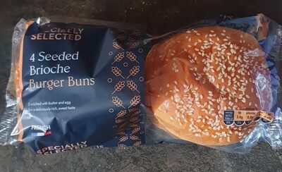 Seeded Brioche Burger Buns