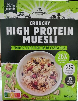 Crunchy High Protein Muesli Frutos Secos / Frutos de Casca Rija