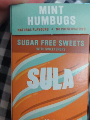 sugar free mint flavoured sweets