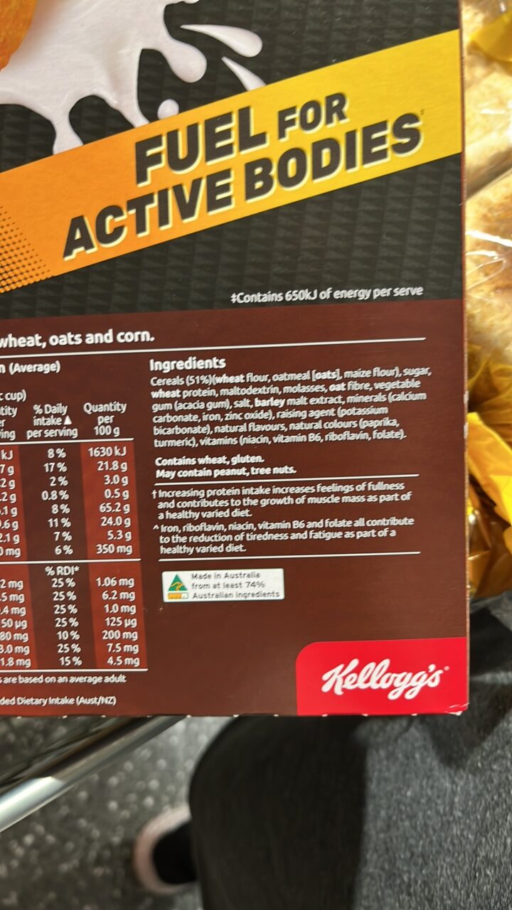 FUEL FOR ACTIVE BODIES