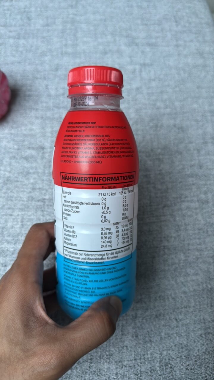 PRIME HYDRATION ICE POP