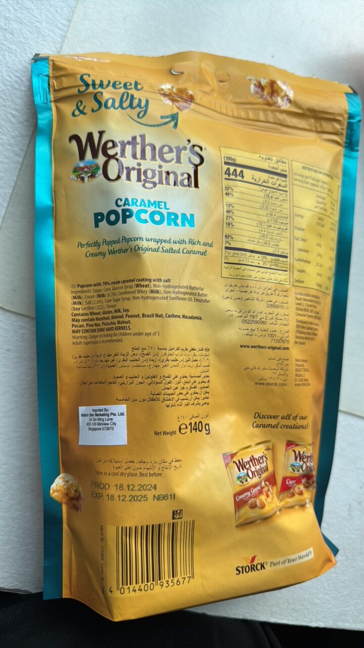 Werther's Original Caramel Popcorn