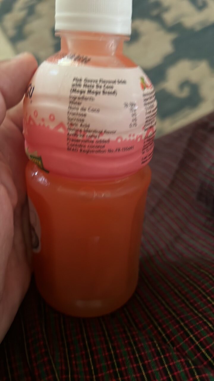 pink guava flavored juice