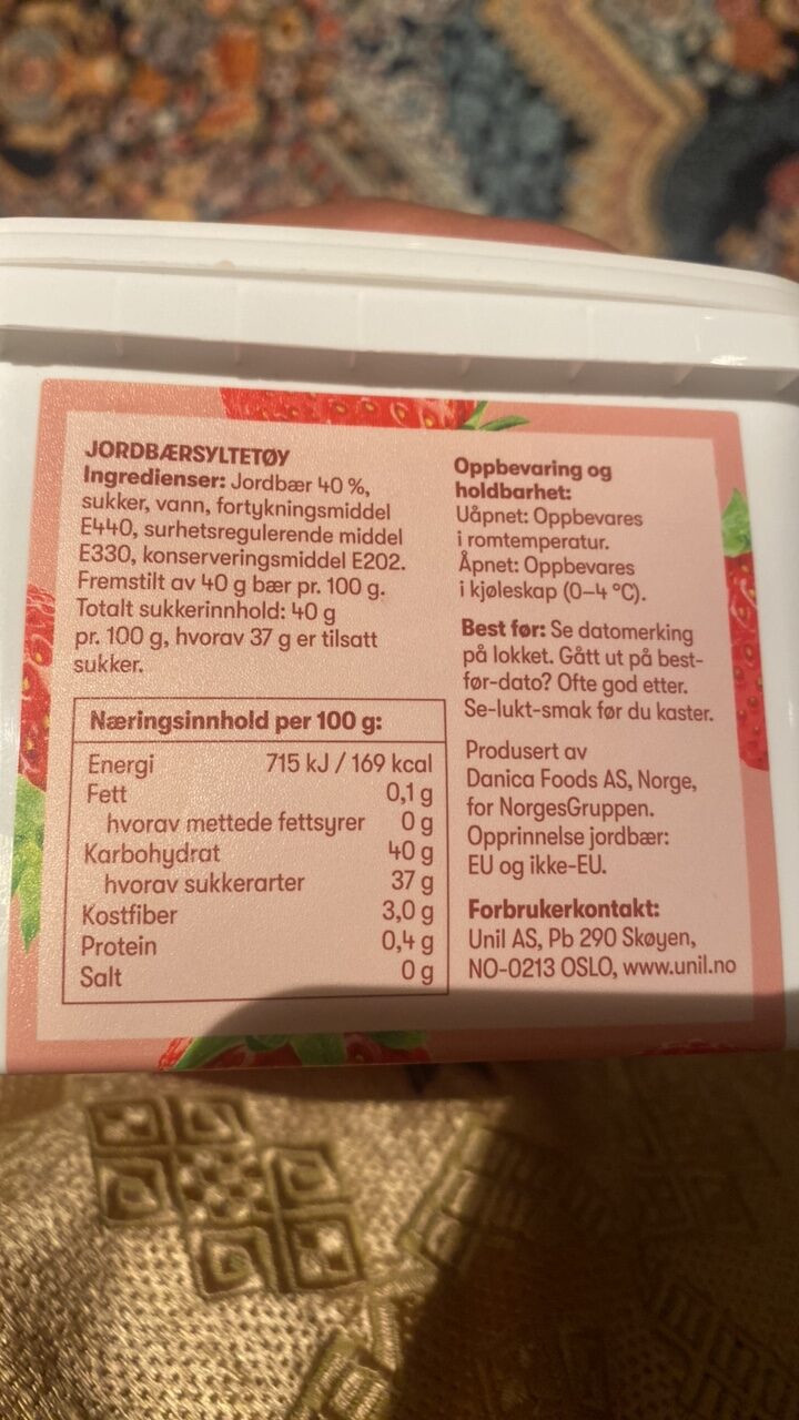JORDBÆRSYLTETØY