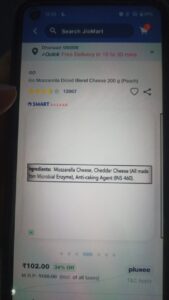 Is Go Mozzarella Diced Blend Cheese 200g Halal?