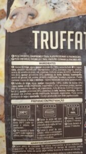 Is Pizza with cheese, mushrooms, and truffle Halal?