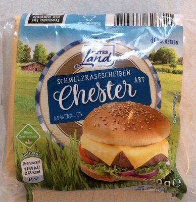 Schmelzkäsescheiben Chester