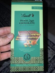 Is Dubai Style Lindt Chocolate With Pistachio Halal?