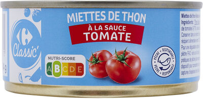 Miettes de thon à la sauce tomate